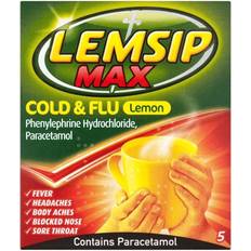 Lemsip Max Cold & Flu Lemon 5pcs Sachets