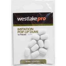 Fishing Equipment Westlake Imitation Pop-Up Dumbell (Pack of 10) White