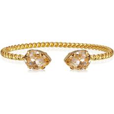 Rosa Armbånd Caroline Svedbom Mini Drop Bracelet - Gold/Light Peach