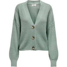 Women - XS Cardigans Only Carol Texture Knitted Cardigan - Green/Chinois Green