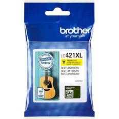 Tintas y Tóner Brother Cartucho de Tinta LC421XLY - Amarillo