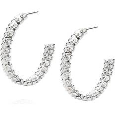 Caroline Svedbom Kaia Earring - Silver/Transparent