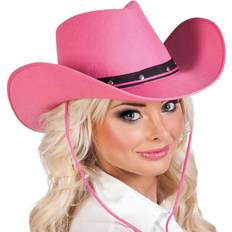 Cowboyhatt rosa Maskerad Boland Cowgirlhatt Rosa