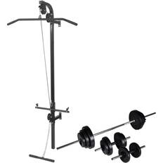 Power tower vidaXL Máquina Musculación Power Tower Con Pesas Y Mancuernas 30,5 Kg