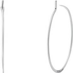 Michael Kors Rostfritt stål Örhängen Michael Kors Premium Hoop Earrings - Silver