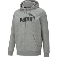 Puma Pullover Puma Essentials Big Logo Full-Zip Hoodie - Medium Gray Heather