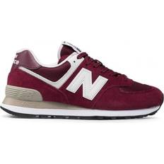 New Balance Red Shoes New Balance 574V2 M - Garnet with White