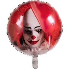 Halloween Tekst- & Temaballoner Boland Horror Klovn Folieballon