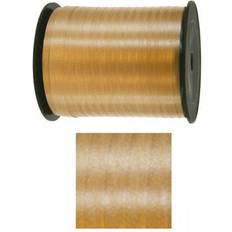 Oro Papeles de regalo Folat PRÄSENT America Gift Curling Ribbon, Gold, 10mm-250m