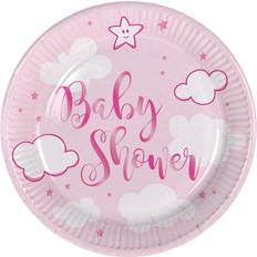 Folat 8 Assiettes Baby Shower Fille