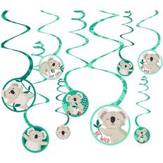 Amscan 12 festoni a spirale Koala