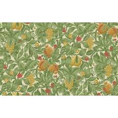 Cole & Son Tapet Vines of Pomona Ochre & Olive Green on Cream från &