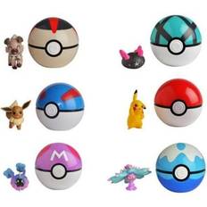 Pokemon figur i pokeball Bizak Action Figurer Pokemon Pokeball Clip'N Go