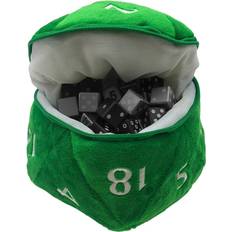 D20 dice Ultra Pro D20 Plush Dice Bag Green