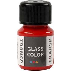 Red Glass Colors Creativ Company Glasfärg transparent Röd 35 ml