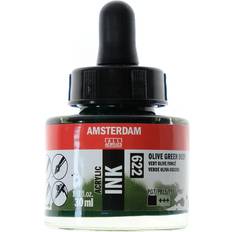 Amsterdam Acrylic Ink Bottle Olive Green Deep 30ml