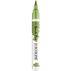 Ecoline Watercolor Brushpens bronze green