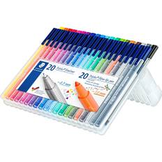 Rotuladores finos Staedtler Fineliners & Fiberspetspennor Triplus 40 pennor