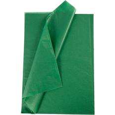 Vihreä Silkkikreppipaperit Creativ Company Tissue Paper, 50x70 cm, 17 g, green, 25 sheet/ 1 pack