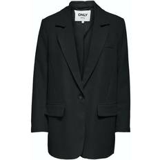 36 - Dame - L Overdele Only Lana Berry Long Blazer - Black