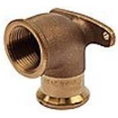 Sanha kobber Cu press dækvinkel 1/2'' 15 mm 90º med indvendigt gevind og muffe