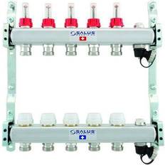 Salus Gulvvarme Salus gulvvarmemanifold 10-kreds med flowmeter