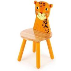 Orange Chaises Tidlo Leopard Chair