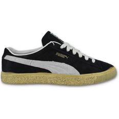 Black - Puma Suede - Women Shoes Puma Suede VTG The Neverworn W - Black/Whisper White/Mellow Yellow