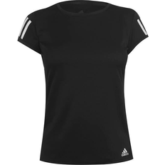 adidas 3-Stripes Club T-shirt Women - Black/Matte Silver/White