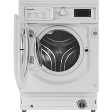 60 cm - Integrated Washing Machines Hotpoint BI WMHG 81484 White