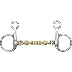 Gold Bits Shires Hanging Cheek Waterford Bit With Brass Alloy Mouth