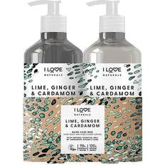 Parabenfri Gaveeske & Sett I love... Hand Care Duo Lime, Ginger & Cardamom