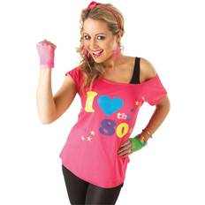 Rubies 80s T-Shirt Pink
