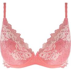 Wacoal Lace Perfection Plunge Push Up Bra - Strawberry Ice