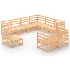 9 Loungesæt Havemøbler vidaXL 3075804 Loungesæt, borde inkl. 9 sofaer