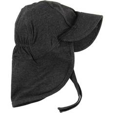 9-12M - Mädchen UV-Bekleidung Minymo Bamboo Summer Hat - Dark Grey Melange (5205-121)