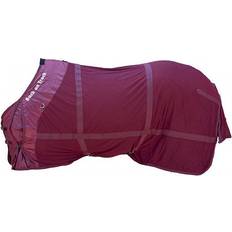 Equestrian Back On Track Mesh Blanket - Burgundy