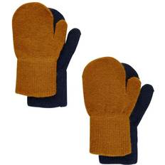 Multifärgade Vantar Barnkläder CeLaVi Magic Mittens 2-pack - Pumpkin Spice (5669-389)