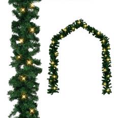 Grün - Mit Beleuchtung Weihnachtsschmuck vidaXL Christmas Garland Weihnachtsschmuck