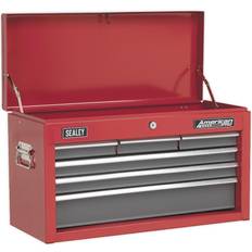 Sealey AP2201BB Topchest 6 Drawer - Red/Grey