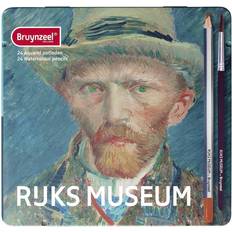 Royal talens van gogh Royal Talens Bruynzeel Watercolour pencil tin Rijksmuseum Vincent van Gogh 24 colours brush