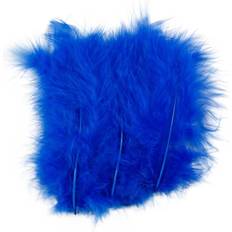 Feathers Creativ Company Feathers, size 5-12 cm, blue, 15 pc/ 1 pack