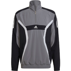 adidas Training Quarter-Zip Top Men - Gray Four/Black/White