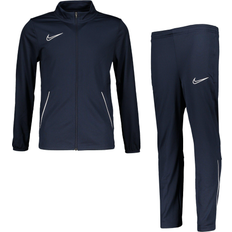 Sí Chándales NIKE Older Kid's Dri-FIT Academy Knit Football Tracksuit - Obsidian/White/White (CW6133-451)