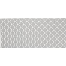 Kvadratiske Tæpper Horredsmattan Wave Plastiktæppe 150x150 Vendbar PVC grå Grå 150x150cm
