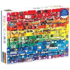 Galison Jigsaw Puzzles Galison Rainbow Toy Cars 1000 Pieces