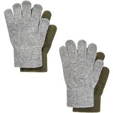 Multifärgade Vantar Barnkläder CeLaVi Magic Gloves 2-pack - Military Olive (5670-900)