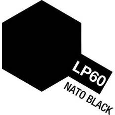 Negro Pinturas en aerosol Tamiya Lacquer Paint LP-60 Nato Black 10ml