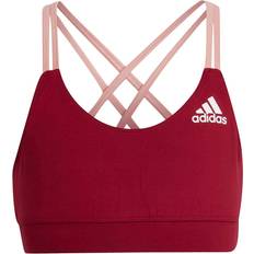 adidas Aeroready Yoga Training Bra - Legacy Burgundy/Wonder Mauve/White