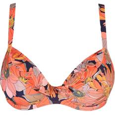 PrimaDonna Swim Melanesia Tulip Seam Bikini Top - Coral Flower